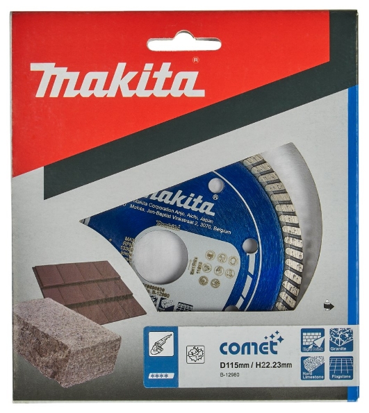 Afbeeldingen van Makita Diamantschijf 115x22,2mm blauw B-12980