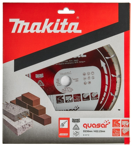 Afbeeldingen van Makita Diamantschijf 230x22,2mm rood B-12712