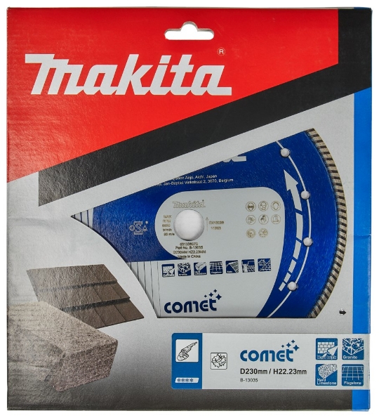 Afbeeldingen van Makita Diamantschijf 230x22,2mm blauw B-13035