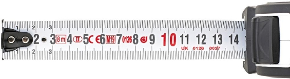 Afbeeldingen van FORUM Rolbandmaat, Stalen band 8m x 27mm