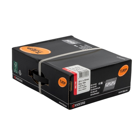 Afbeeldingen van TJEP Stripnagels 34° GR 31/98 D-Kop Thermisch verzinkt 3,1x98mm (2800)