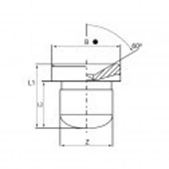 Afbeeldingen van Umeta Centraal smeernippel D1a type N DIN 3405 Ø 6 mm