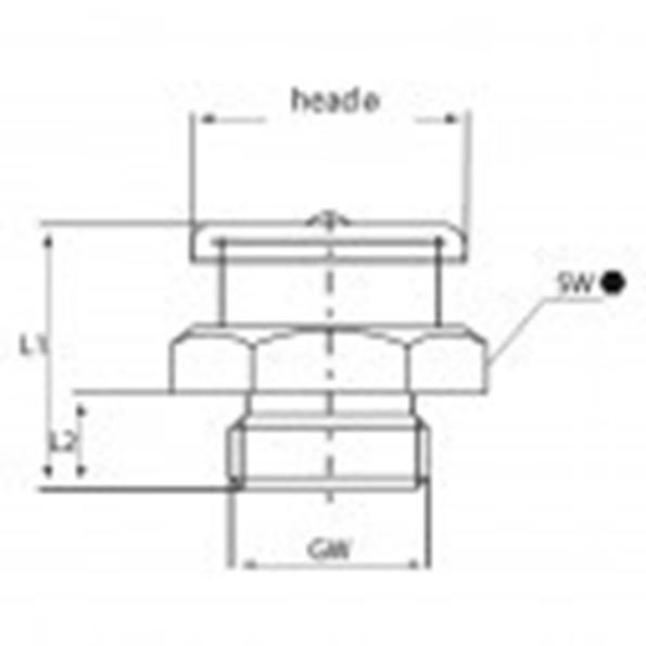 Afbeeldingen van Umeta Vlaksmeernippel M1 DIN 3404 MS 3/8" gas