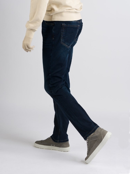 Afbeeldingen van 247 Jeans Heren Jeans Palm Slim S08 donker Blauw W42L30