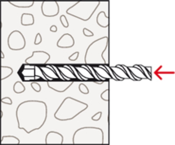 Afbeeldingen van fischer Messingplug MS m6x22mm