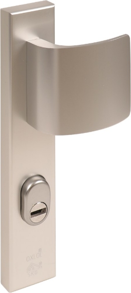 Afbeeldingen van Oxloc Veiligheid voordeurgarnituur met deurduwer PC72, rechts kerntrekbeveiliging SKG3 F1