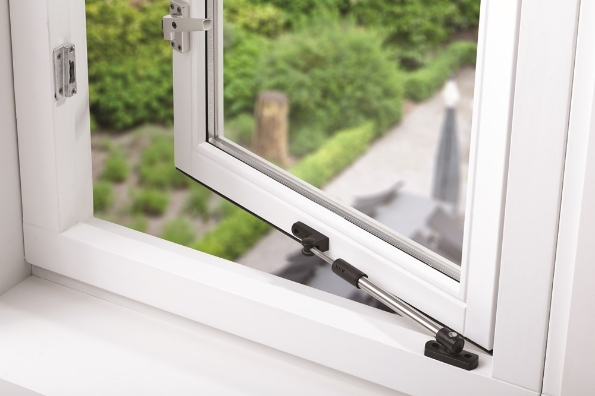 Afbeeldingen van AXA Telescopische uitzetter 30EX, buitendraaiend, zwart, rvs