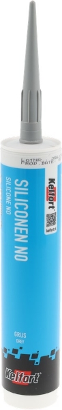 Afbeeldingen van Kelfort Siliconenkit NO grijs 310ml