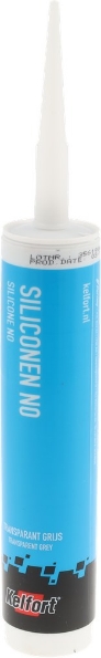 Afbeeldingen van Kelfort Siliconenkit NO trijs transparant grijs 310ml
