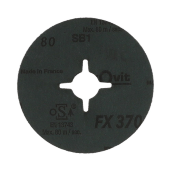 Afbeeldingen van Flexovit Fiberschijf Alox FX370 k80 fx170 115mm