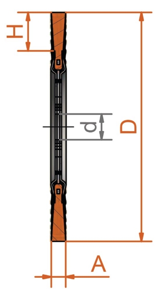 Afbeeldingen van LESSMANN Getordeerde roterende borstels, éénrijig, staaldraad 115mm m14