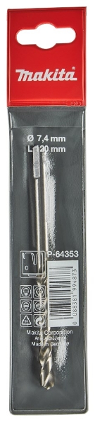 Afbeeldingen van Makita Centreerboor hss 7,4x109 P-64353