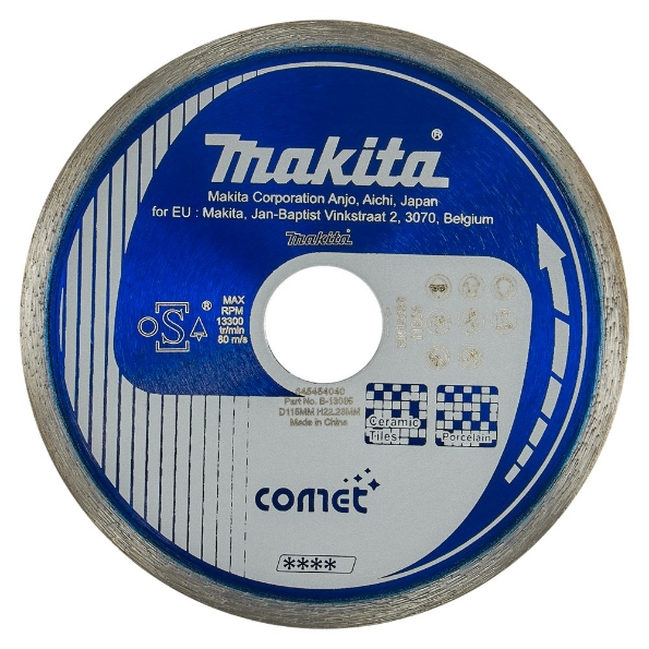 Afbeeldingen van Makita Diamantschijf 115x22,2mm blauw B-13085