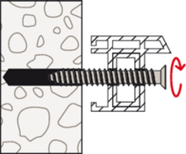 Afbeeldingen van fischer Kozijnschroef platte kop FFS 7.5x132