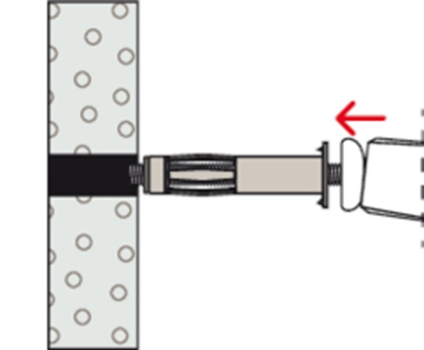Afbeeldingen van fischer Hollewandplug met schroef HM-S 6x37mm