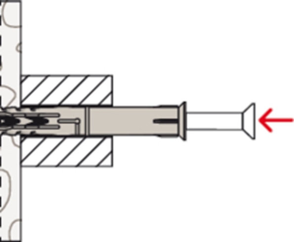 Afbeeldingen van fischer Constructieplug met schroef SXR T kozijnplug, 10 x 160 mm