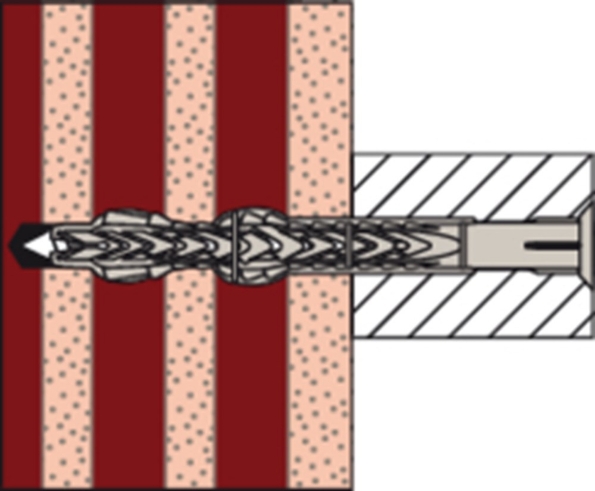 Afbeeldingen van fischer Constructieplug met schroef SXRL T 10x80mm