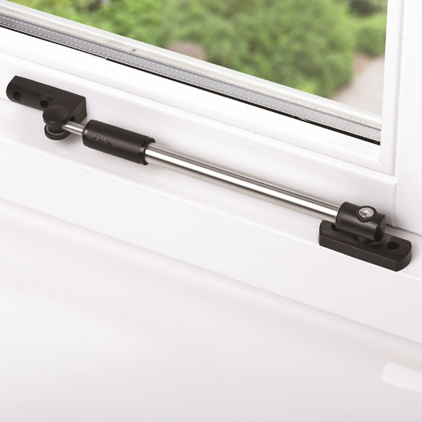 Afbeeldingen van AXA Telescopische uitzetter 30EX, buitendraaiend, zwart, rvs