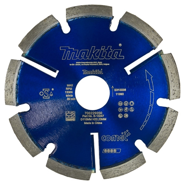 Afbeeldingen van Makita Diamantvoegsch. 115x22,2 blauw B-13247