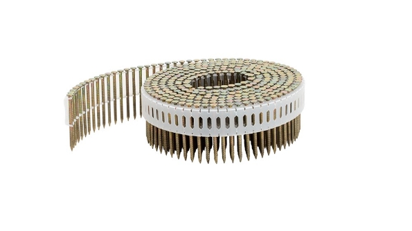 Afbeeldingen van TJEP ZE 25/45  Coilnagel tape 2,5 x 45 mm geringd Platkop Verzinkt