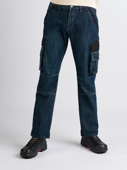 Afbeeldingen van 247 Jeans Werk Jeans Grizzly D30 donker Blauw W42L34
