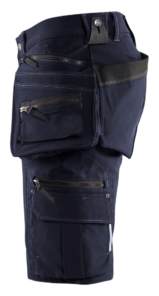 Afbeeldingen van Blåkläder Short 4-weg stretch x1900 1988 blw/zwart C62