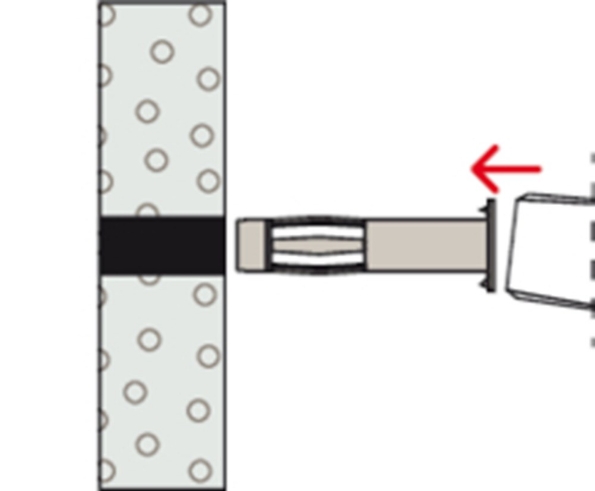 Afbeeldingen van fischer Hollewandplug met schroef HM-S 6x37mm