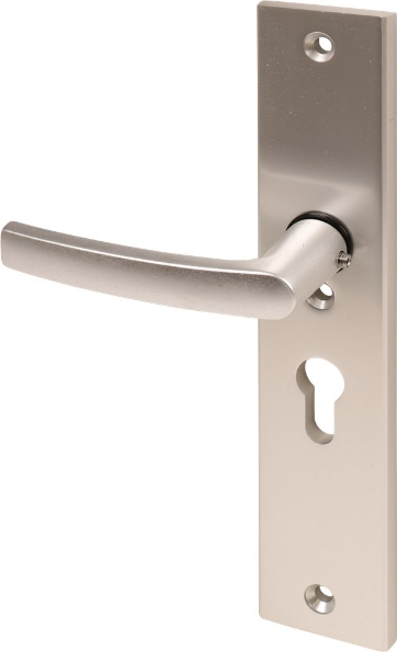 Afbeeldingen van Oxloc Veiligheids garnituur, PC55, links, inclusief gatdeel, massief, rechte hoek, f1