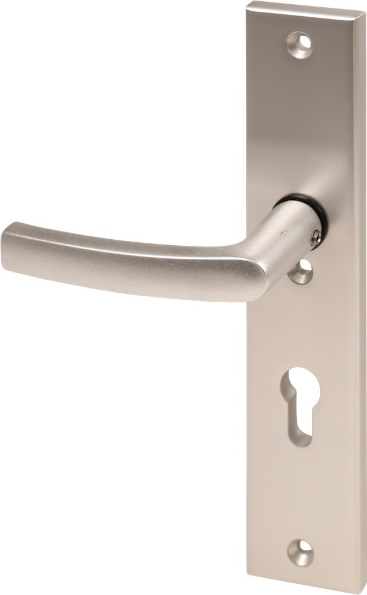 Afbeeldingen van Oxloc Veiligheids garnituur, PC72, rechts, inclusief gatdeel, massief, rechte hoek, f1