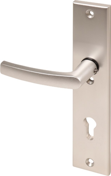 Afbeeldingen van Oxloc Veiligheids garnituur, PC85, links/rechts, inclusief gatdeel, massief, rechte hoek, f1