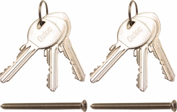 Afbeeldingen van Oxloc Profielcilinder dubbel 30t30 per 2 gelijksluitend