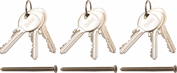 Afbeeldingen van Oxloc Profielcilinder dubbel 3 stuks 30t30 gelijksluitend