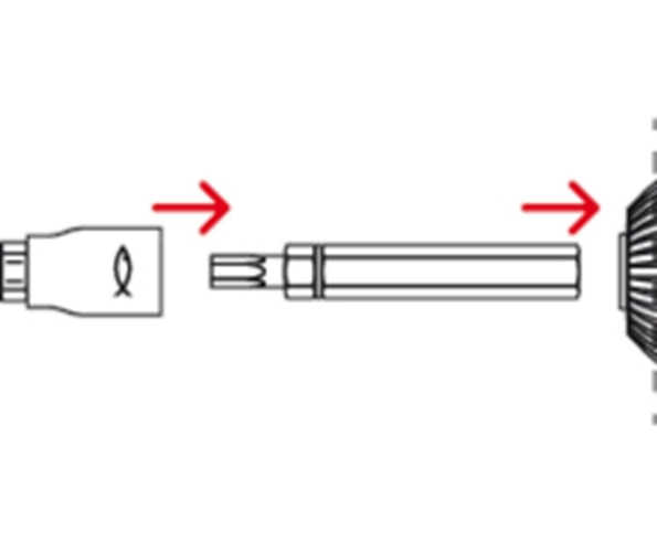 Afbeeldingen van fischer Stelschroef FAFS 5x100 T25