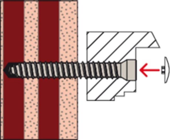 Afbeeldingen van Fischer Kozijnschroef cilinderkop FFSZ TX30 7,5 x 202