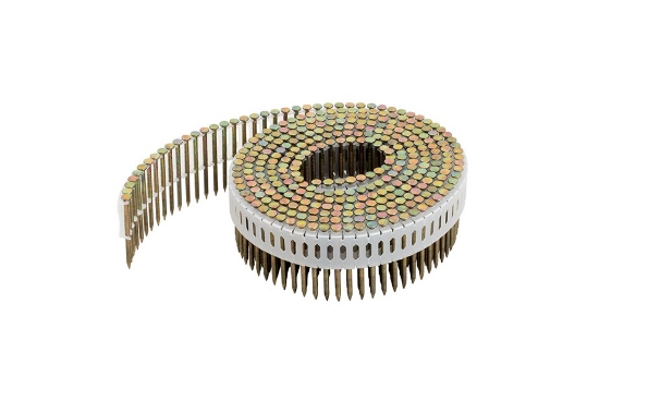 Afbeeldingen van TJEP ZE 25/45  Coilnagel tape 2,5 x 45 mm geringd Platkop Verzinkt