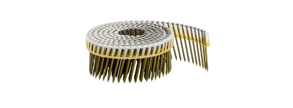 Afbeeldingen van TJEP PC 25/55 Coilnagel 2,5 x 55 mm Geringd Lenskop 15° Roestvast staal A2