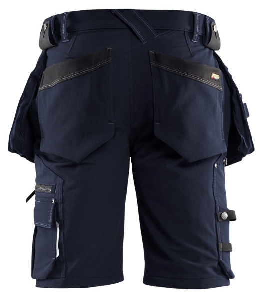 Afbeeldingen van Blåkläder Short 4-weg stretch x1900 1988 blw/zwart C62