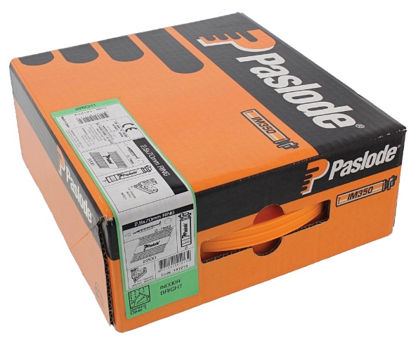 Afbeeldingen van Paslode papiergebonden stripnagels 2,8x51 ring blank DH + gas IM350 st.3300