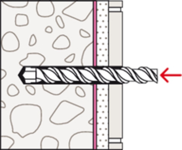 Afbeeldingen van fischer Waterdichte plug met schroef DuoSeal 6 x 38