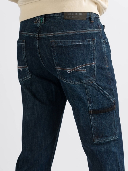 Afbeeldingen van 247 Jeans Werk Jeans Wolf D30 donker Blauw W40L36