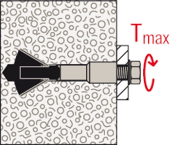 Afbeeldingen van Fischer Cellenbetonanker FPX-I 1 m12
