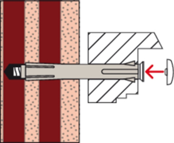 Afbeeldingen van fischer Kozijnplug F M 10x112