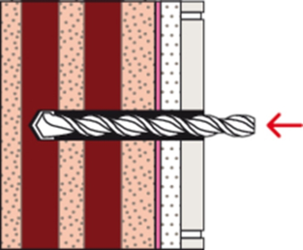 Afbeeldingen van fischer Waterdichte plug met schroef DuoSeal 6 x 38