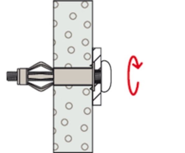 Afbeeldingen van fischer Hollewandplug met schroef HM-S 6x37mm