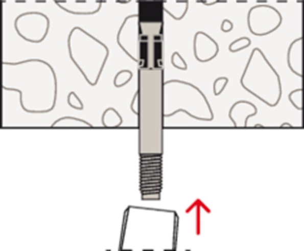 Afbeeldingen van fischer Nagelanker FNA II  6x25mm,  gegalvaniseerd, verzinkt