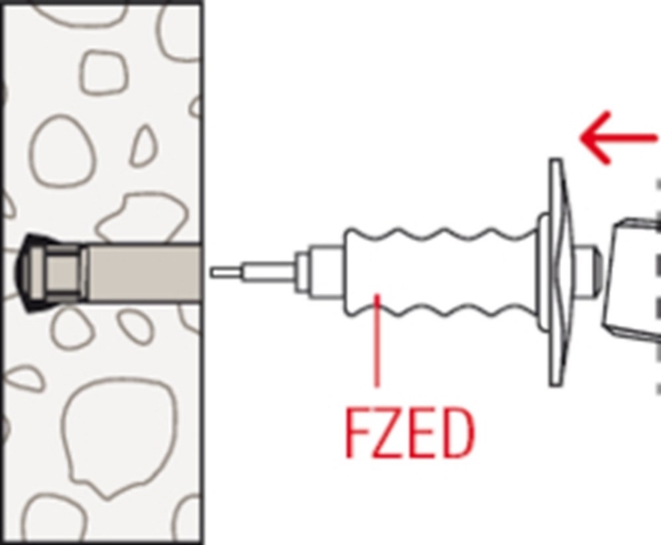 Afbeeldingen van fischer Inslaganker FZEA II 10x40 M8