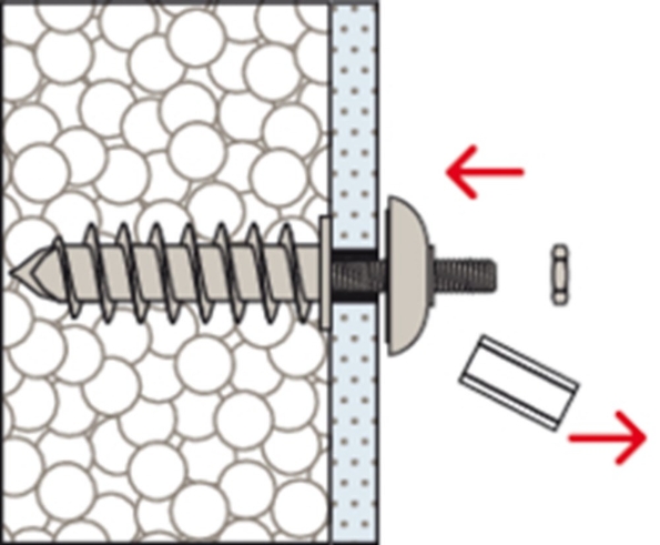Afbeeldingen van fischer Isolatiemateriaalplug FID-R