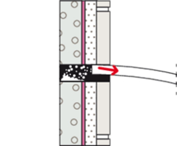 Afbeeldingen van fischer Waterdichte plug met schroef DuoSeal 6 x 38