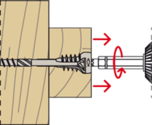 Afbeeldingen van fischer Stelschroef FAFS 5x100 T25