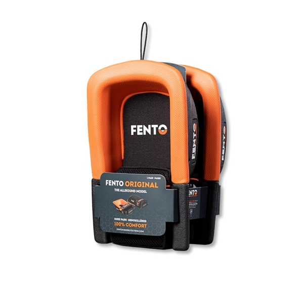 Afbeeldingen van FENTO Kniebeschermers ORIGINAL Zwart/oranje